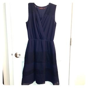 The Limited: Dark blue summer dress